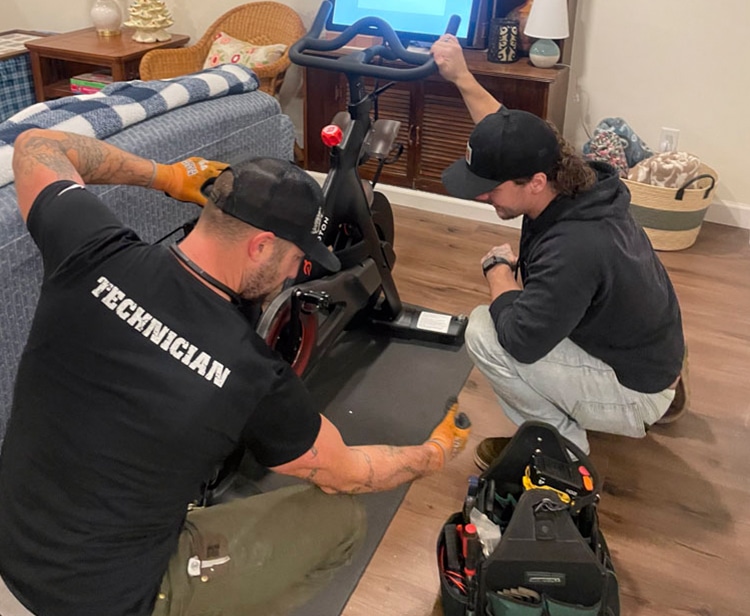 Home gym equipment repair service